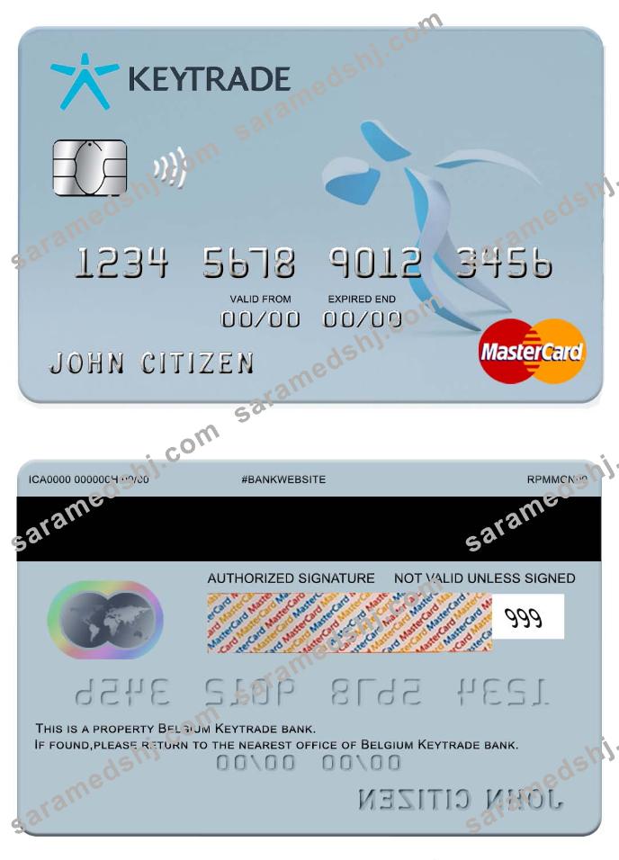Belgium Keytrade  bank mastercard